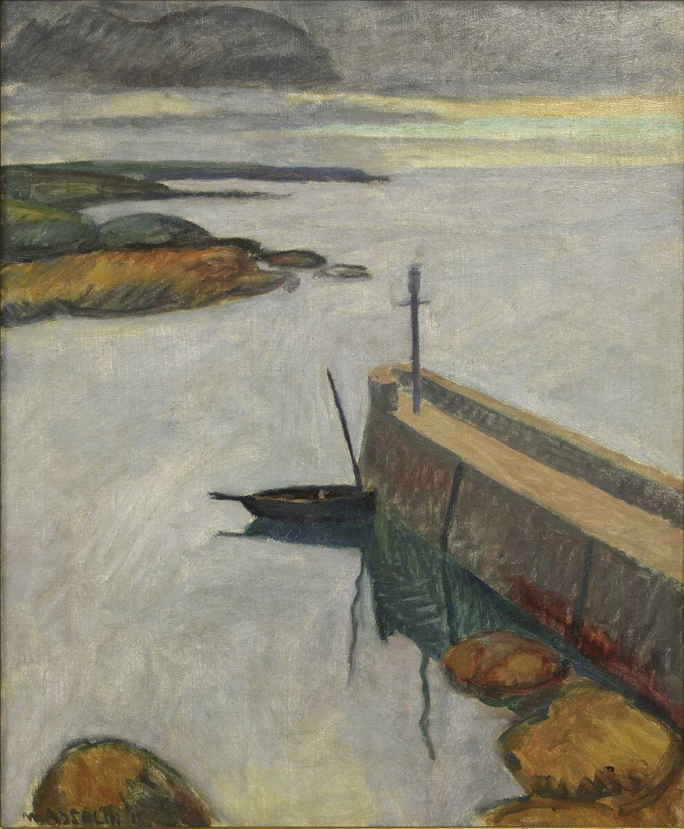 La Jetée à Brigneau, Maurice Asselin, 1918