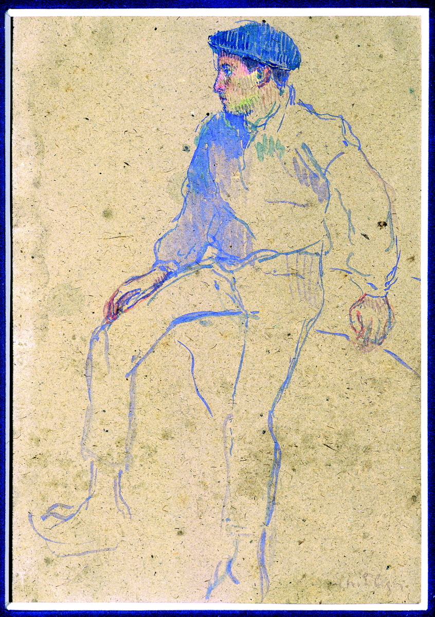 Portrait d'un jeune garçon ou Portrait d'un peintre du groupe de Pont-Aven, Шарль Филиже