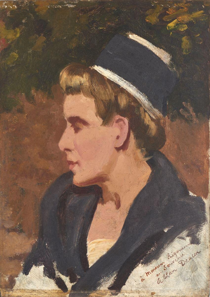 Portrait de femme, Allan Deacon, 4e quart 19e siècle, 1er quart 20e siècle