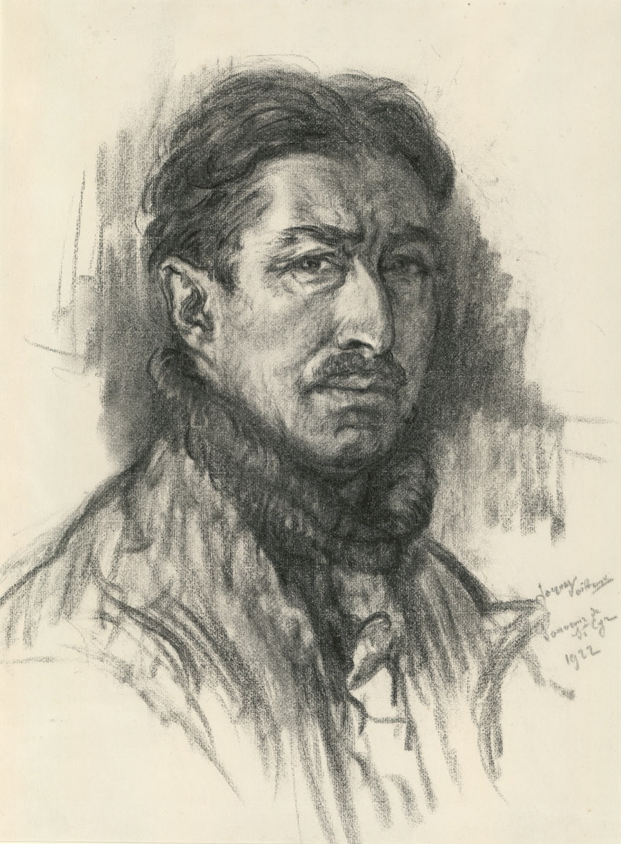 Autoportrait, Jacques Vaillant, 1922