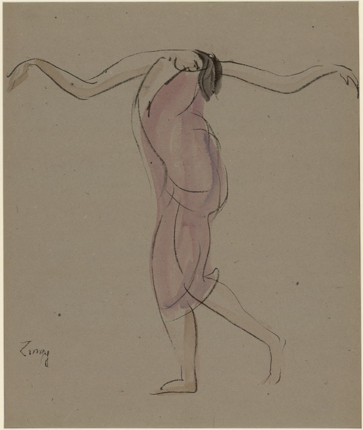 Danseuse, Jules-Émile Zingg, 1919