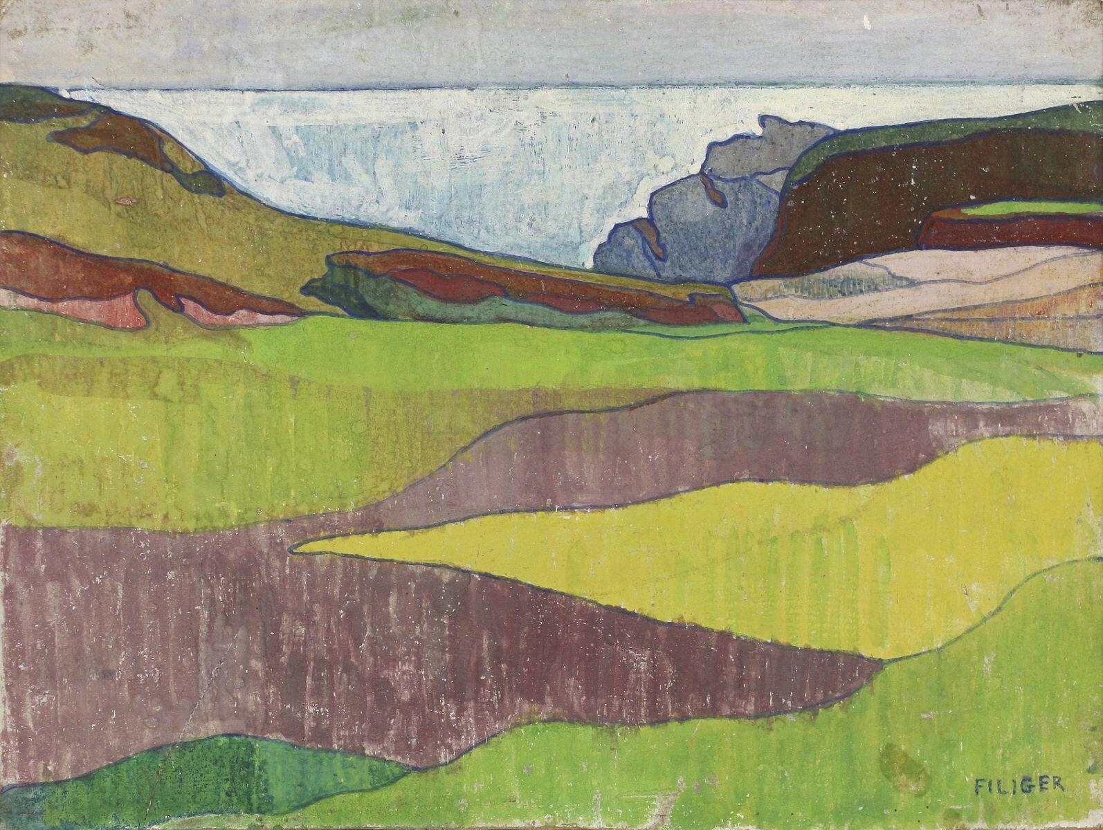 Paysage rocheux, le Pouldu — Charles Filiger