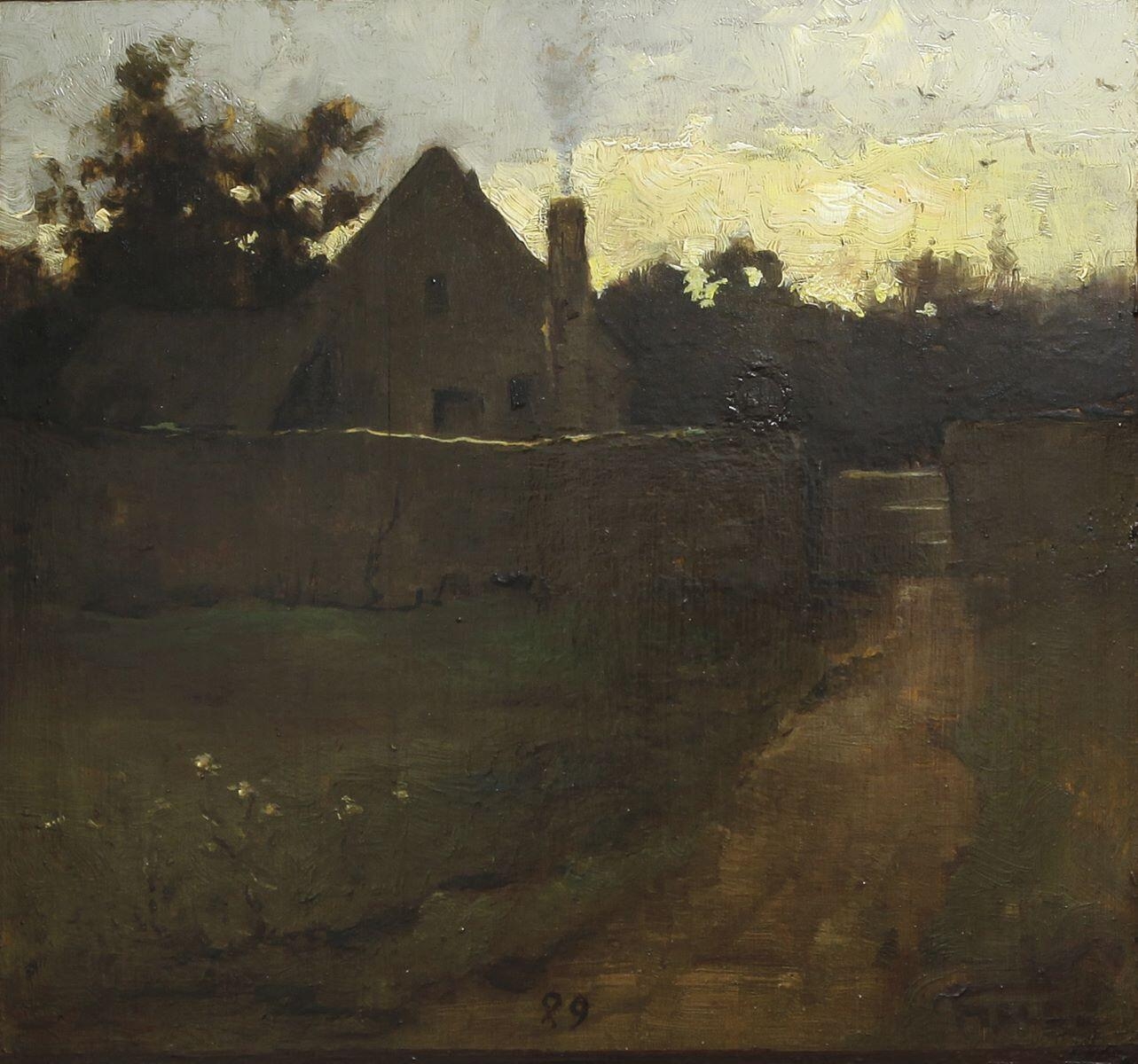 Paysage de ferme, Edward Loyal Field, 1889