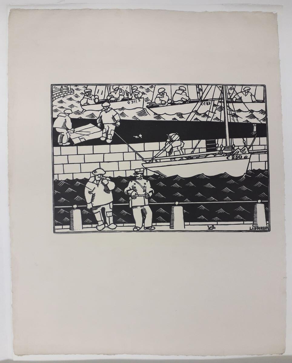 La Rentrée au port, Jean-Émile Laboureur, 1913