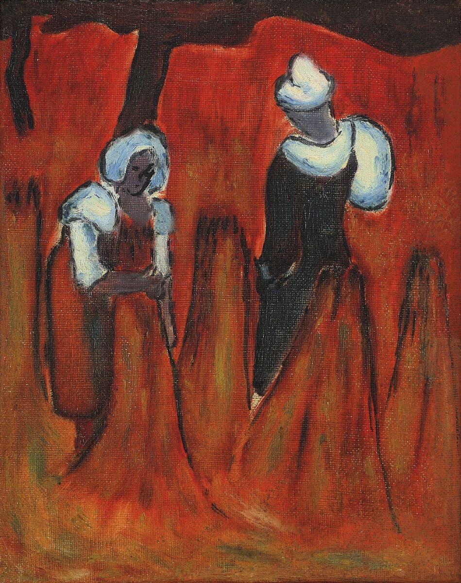 Étude pour "Le Blé noir", Émile Bernard, 1888