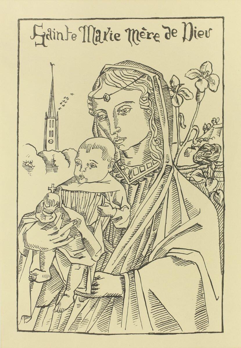 Sainte Marie, mère de Dieu, Émile Bernard, 1895-1896
