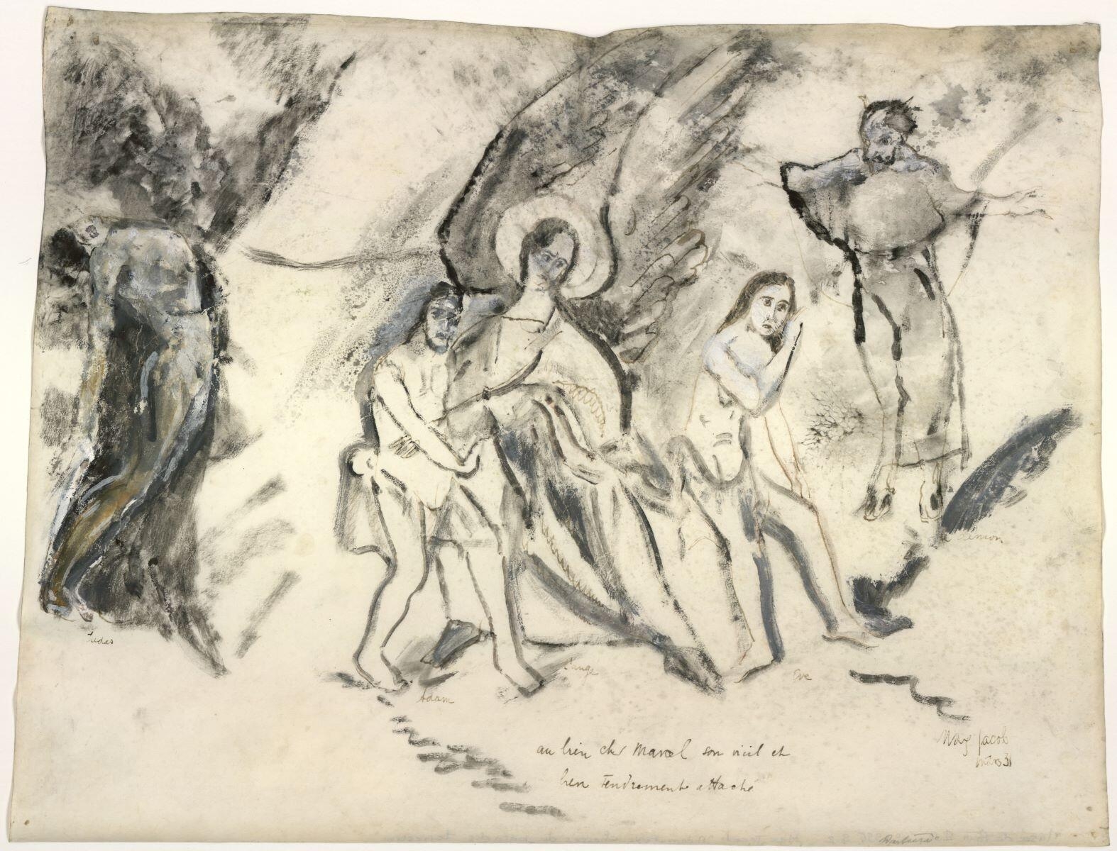 Adam et Eve chassés du paradis terrestre, Max Jacob, 1931
