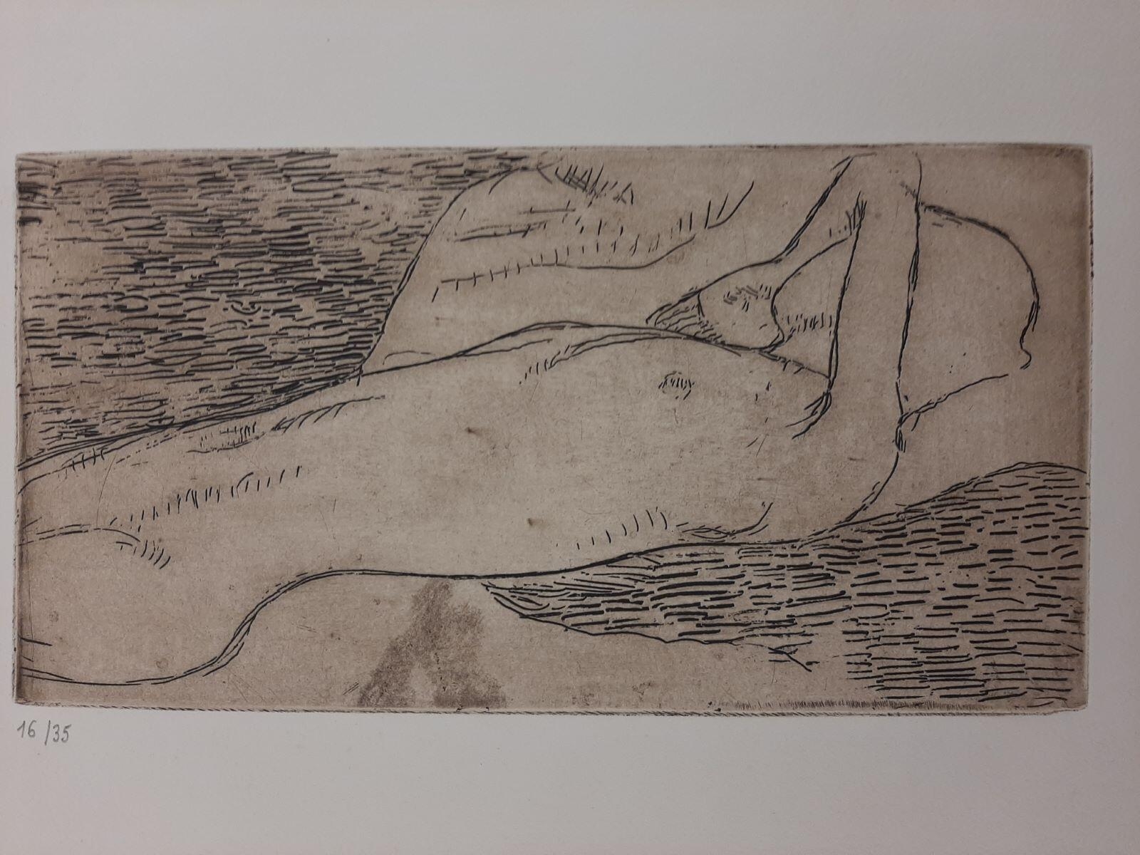 Nu étendu sur le dos, Арман Сеген, 1893
