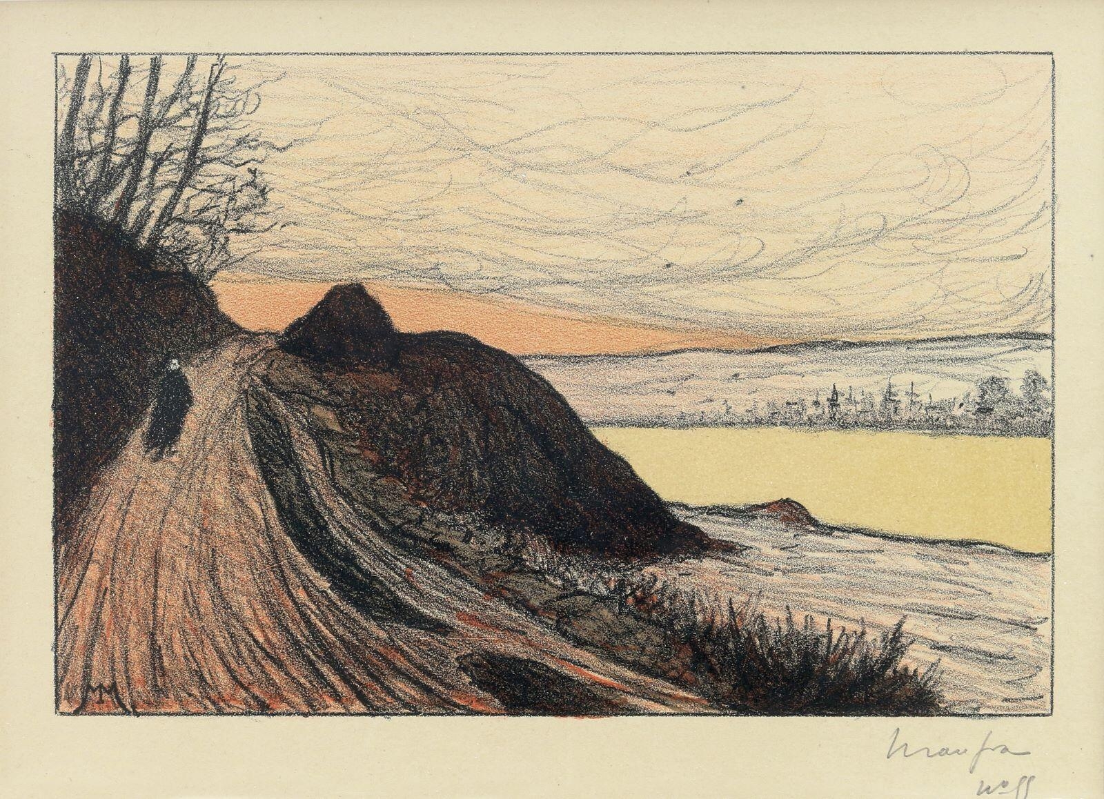 Le Chemin au bord de la mer, Maxime Maufra, 1893