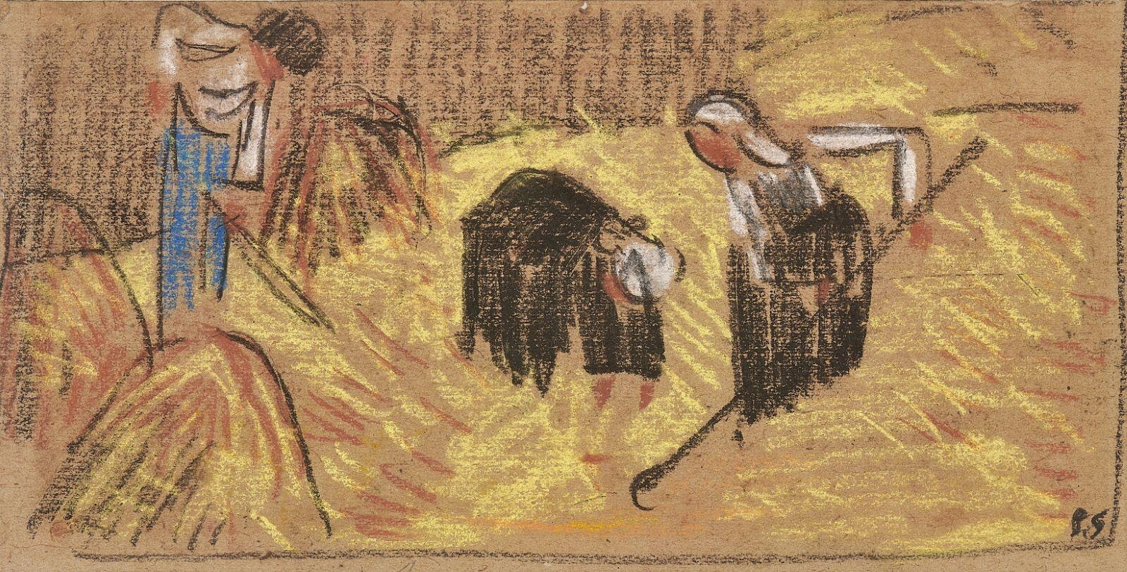 Scène de moisson, Paul Sérusier, 4e quart 19e siècle,1ère moitié 20e siècle