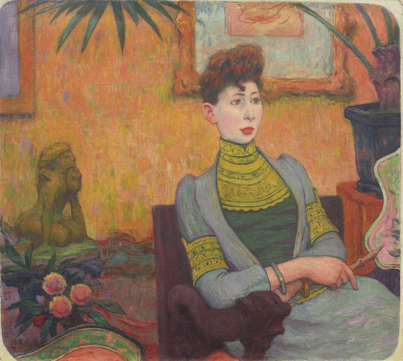Portrait de Madame Champsaur, Émile Schuffenecker, 1890