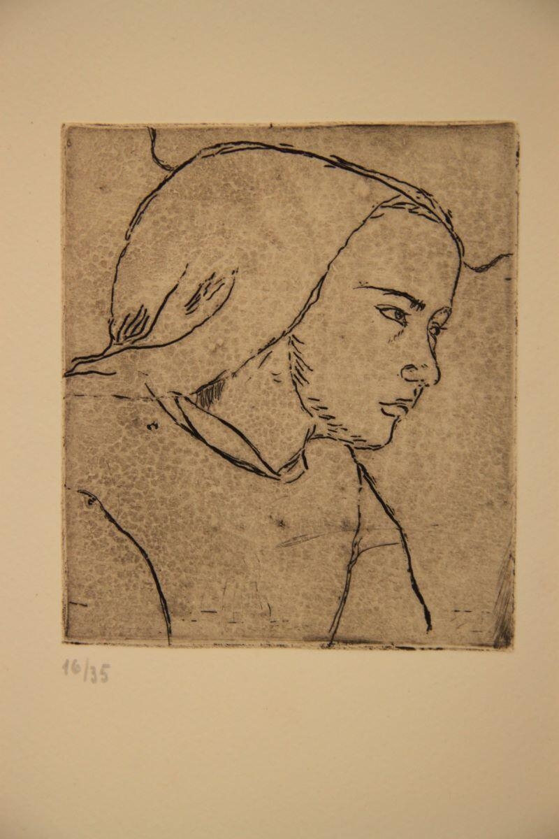 Tête de bretonne tournée à droite, Арман Сеген, 1893-1894