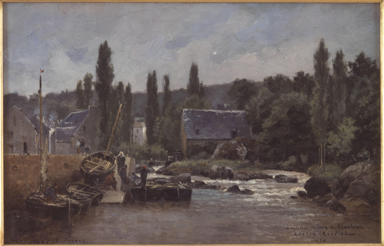 Le Port de Pont-Aven, Gaston Roullet, 1878