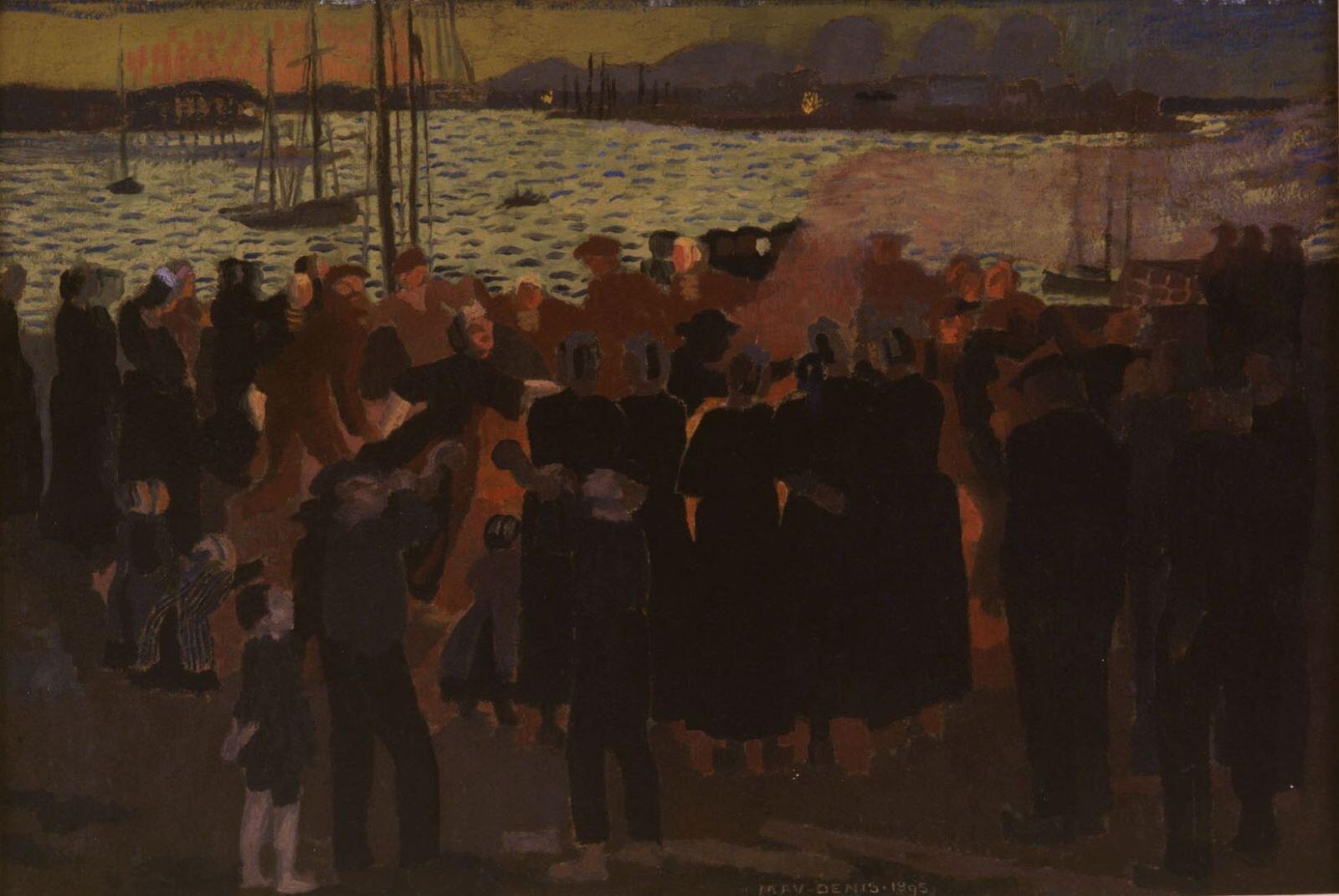 Feux de la Saint-Jean à Loctudy, Maurice Denis, 1901