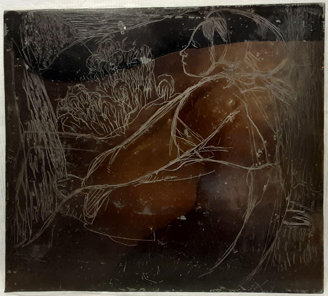 Glaneuse au repos tenant une gerbe de lin, Арман Сеген, 1893-1894