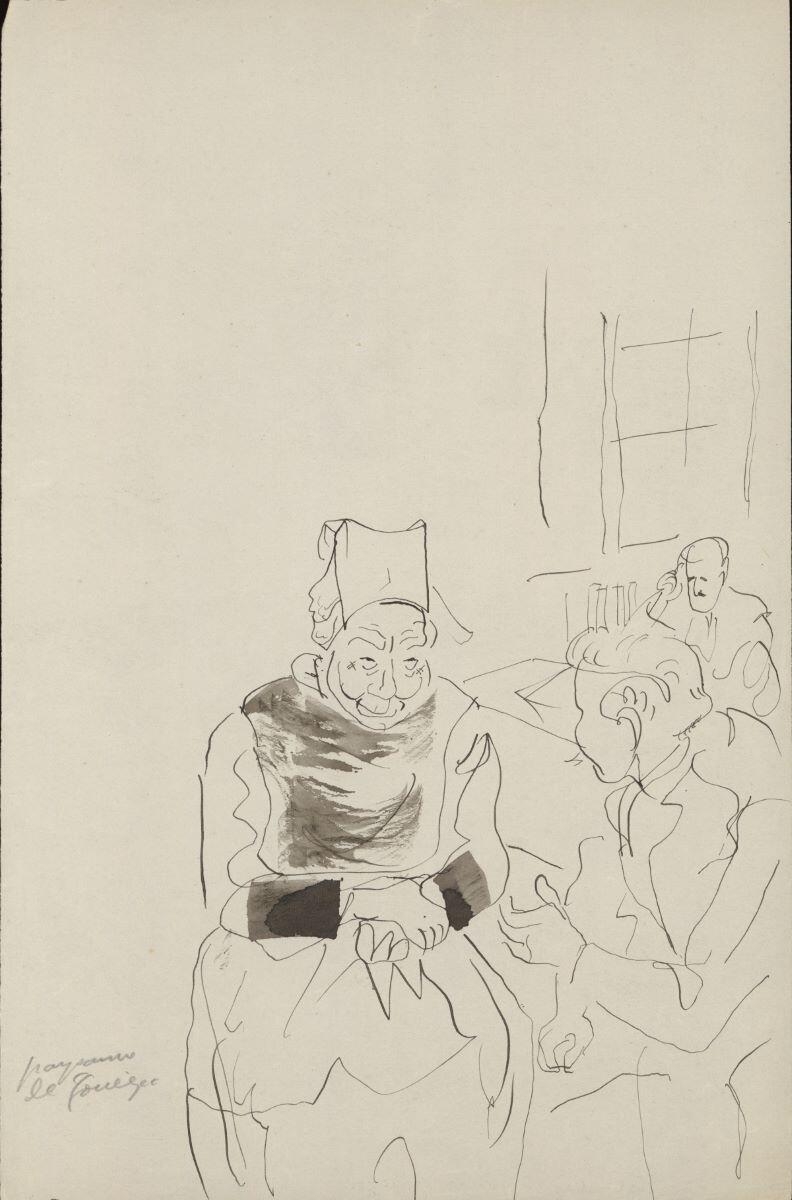 Paysanne de Gouézec, Pierre Cavellat, 1931-1934