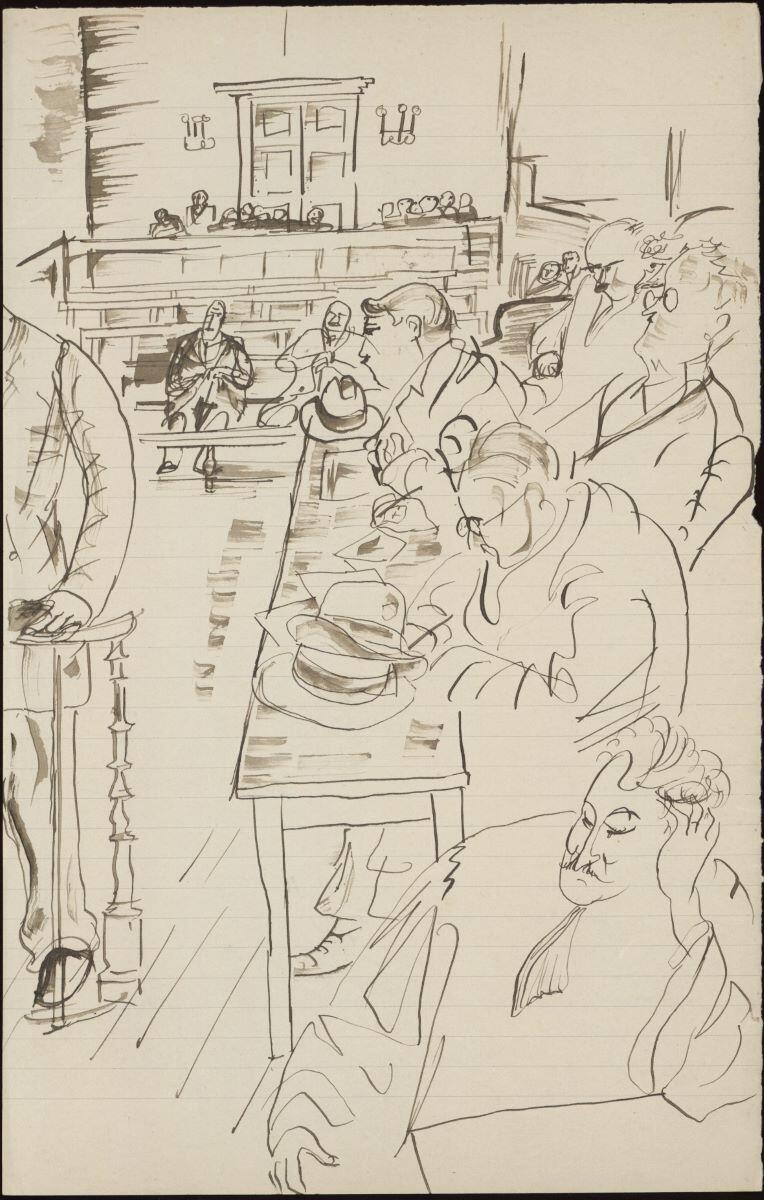 Assises de Quimper, le banc des journalistes, Pierre Cavellat, 1931-1934