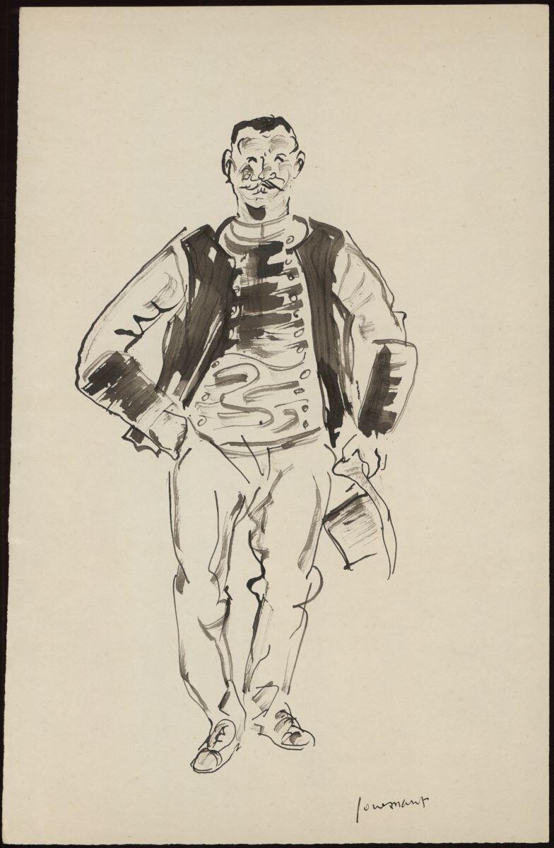Homme de Fouesnant, Pierre Cavellat, 1931-1934