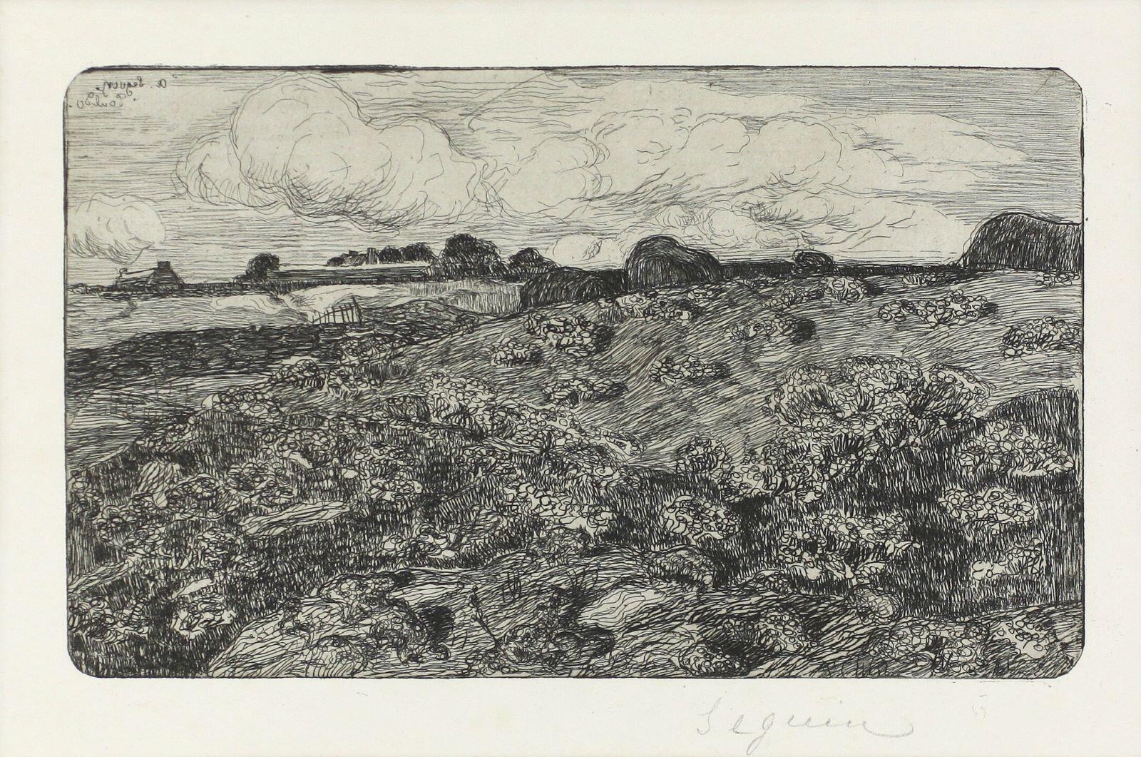Paysage aux genêts, Арман Сеген, 1893