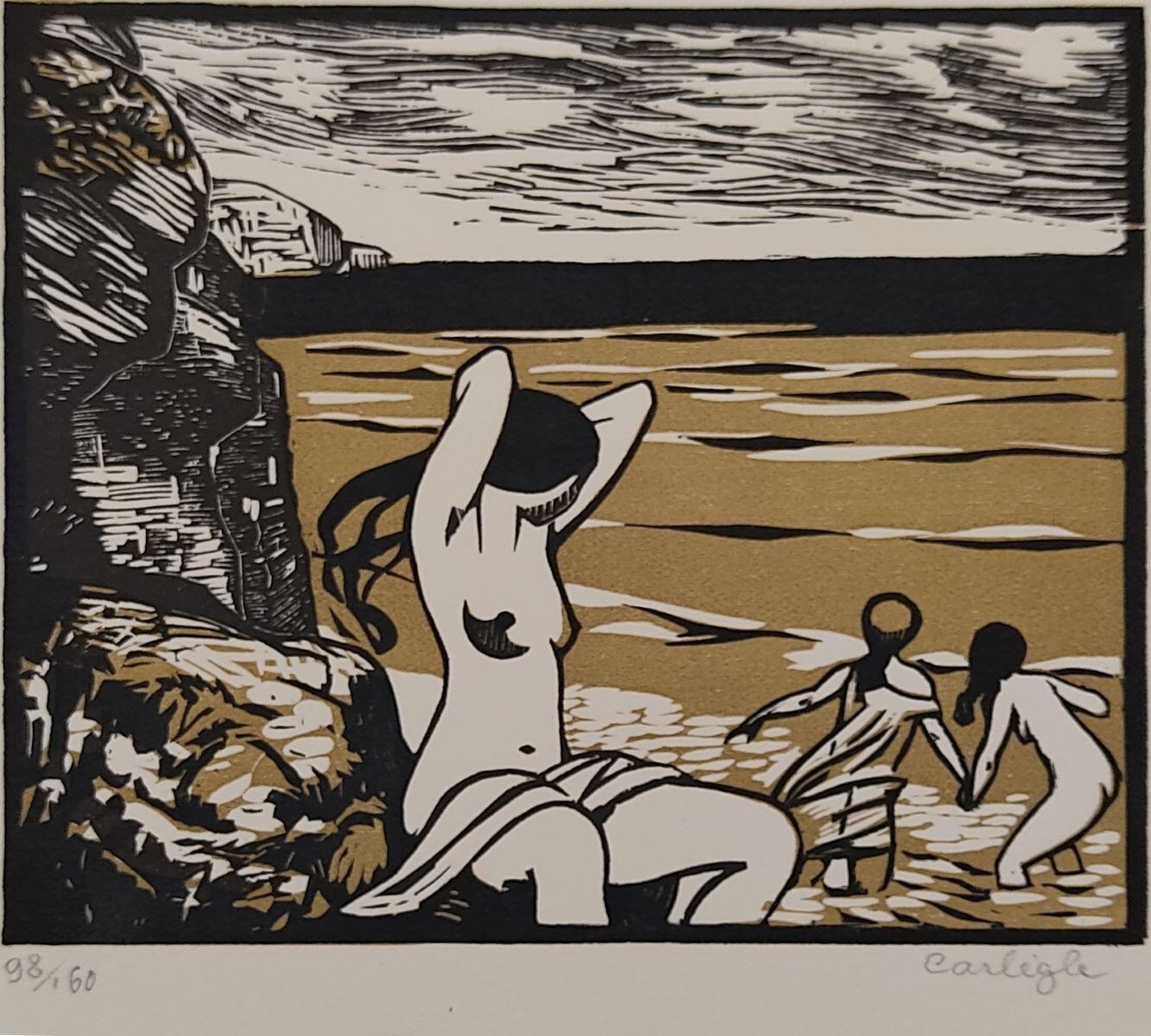 Baigneuses, Charles Emile Carlegle, 1929 vers