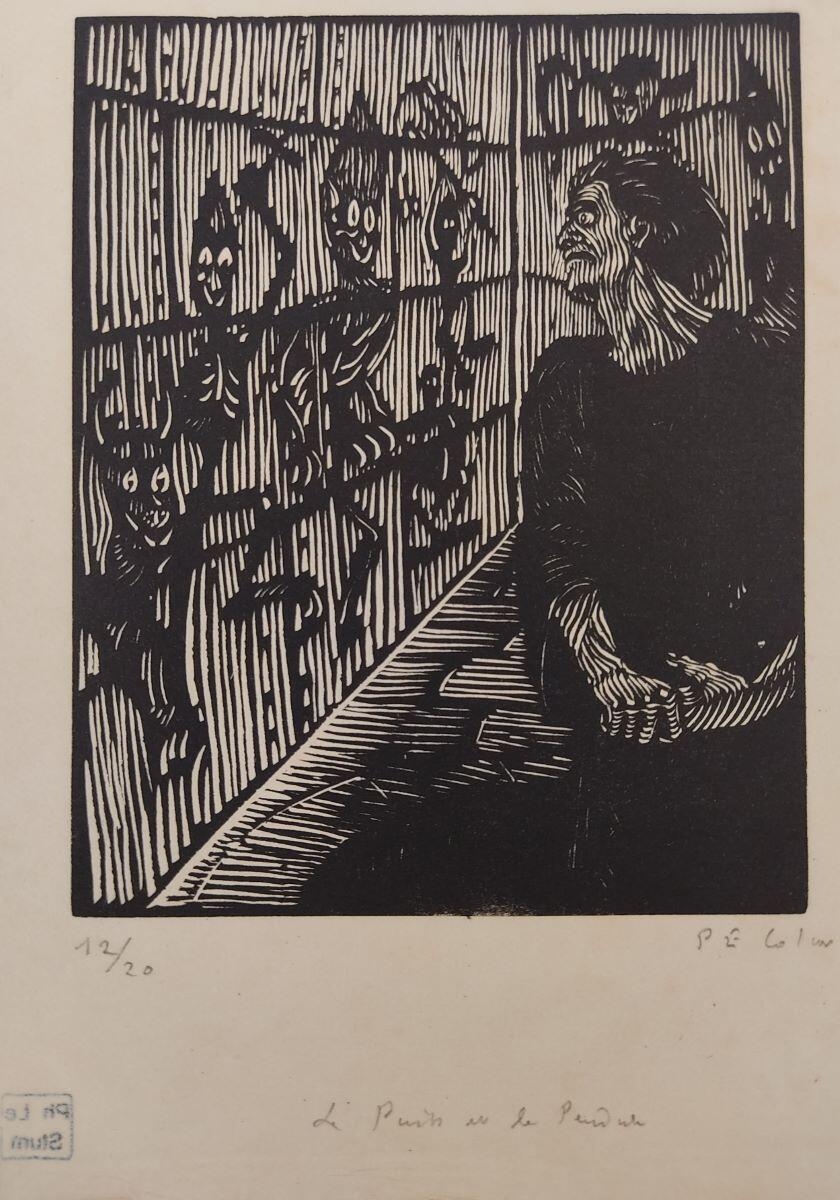 Le Puits et le pendule, Paul-Émile Colin, 1894 vers