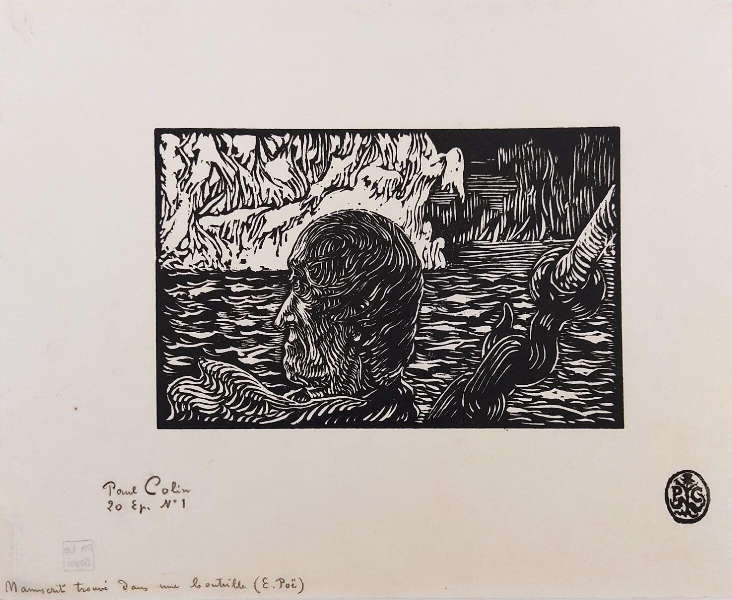Manuscrit trouvé dans une bouteille, Paul-Émile Colin, 1894 vers