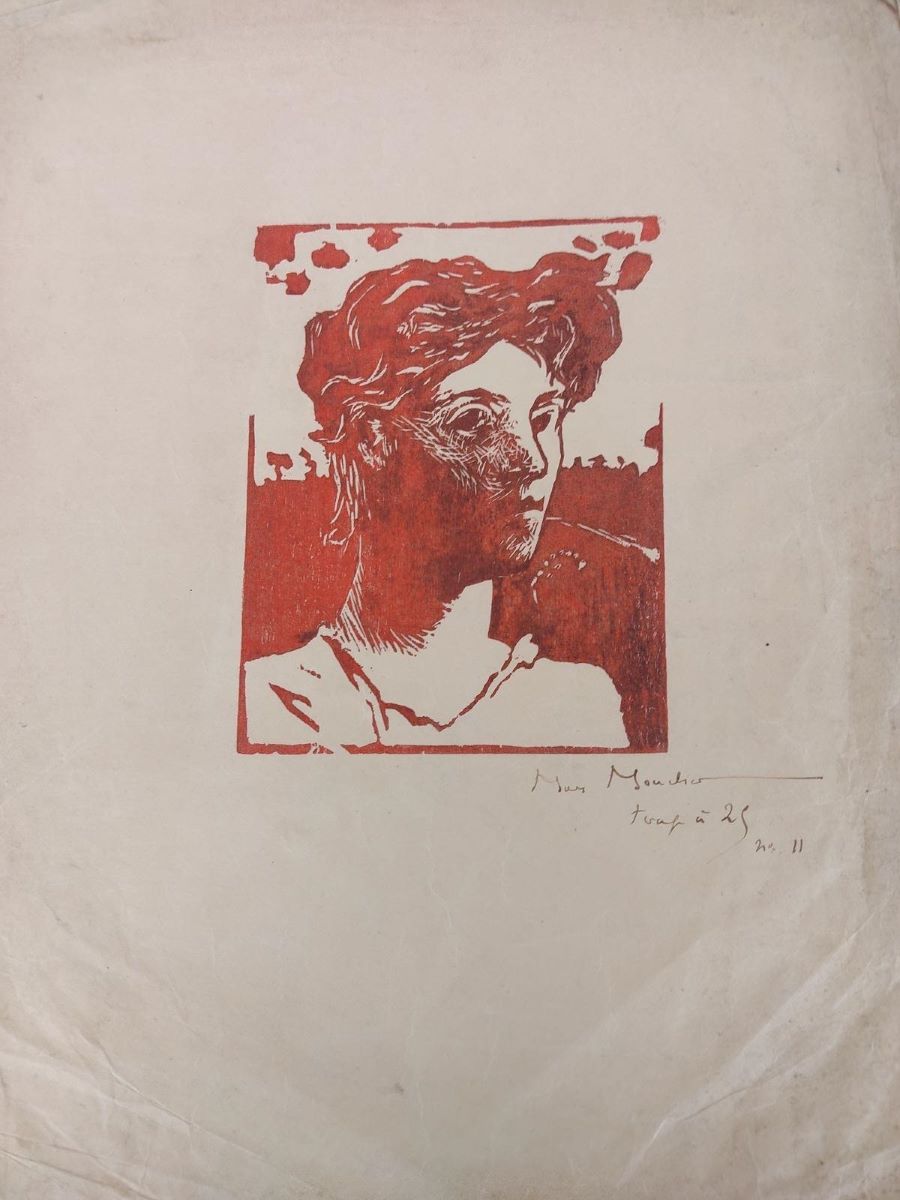 Buste de femme, Marc Mouclier, 1894 vers