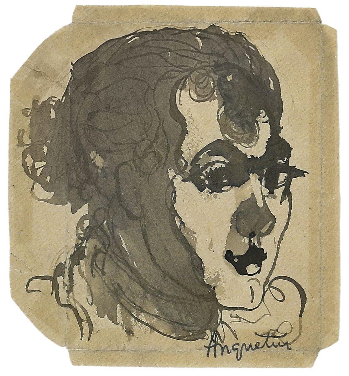 Portrait de femme, Louis Anquetin, 1886-1888