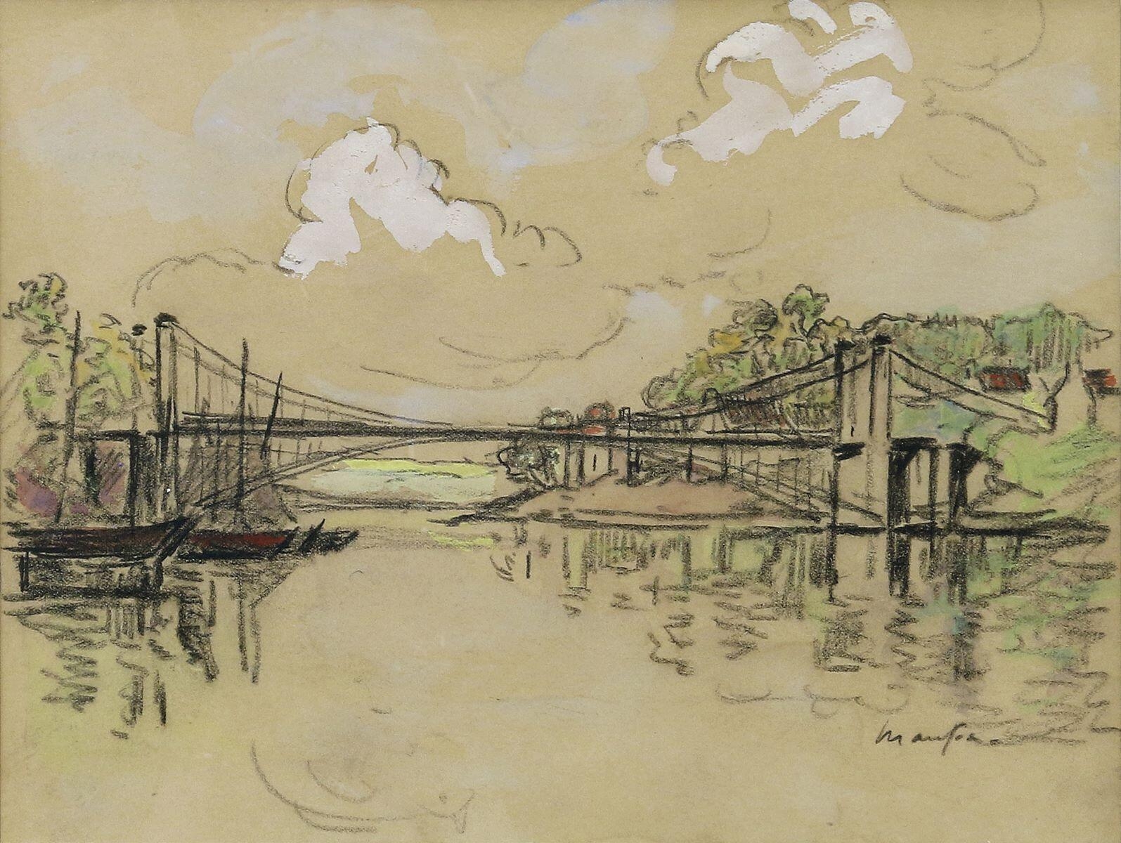 Le Pont du Bono, Maxime Maufra, 1915 vers