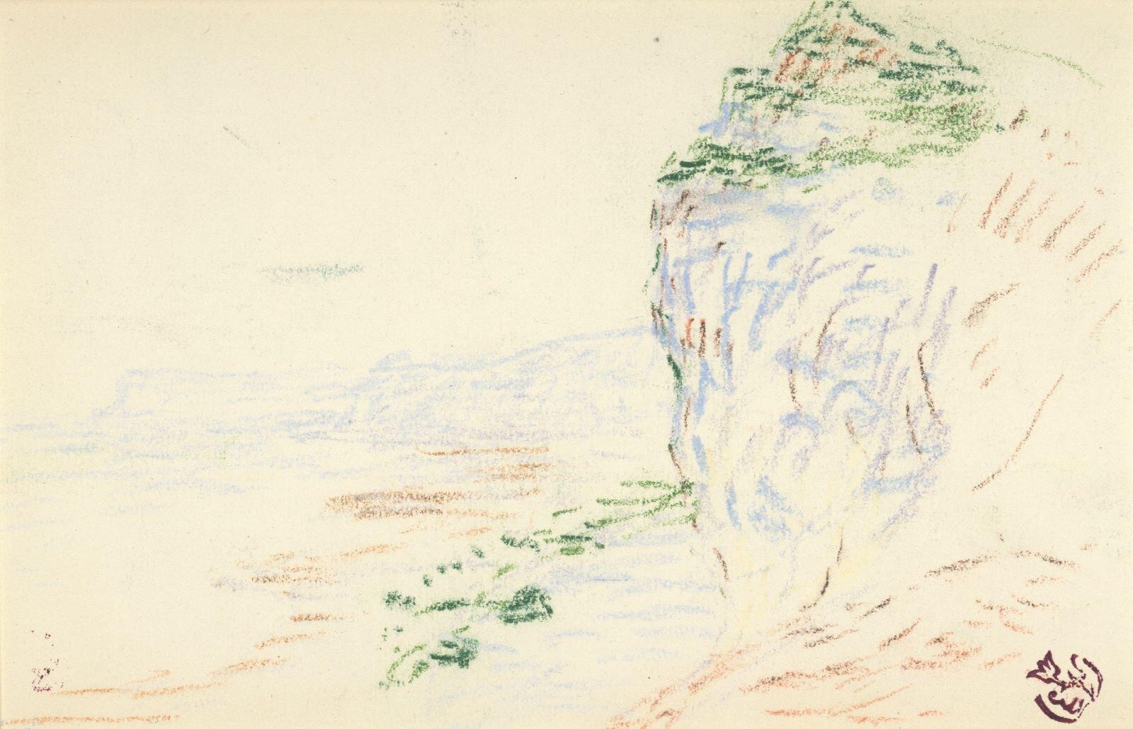 Falaises, Émile Schuffenecker, 1880-1890