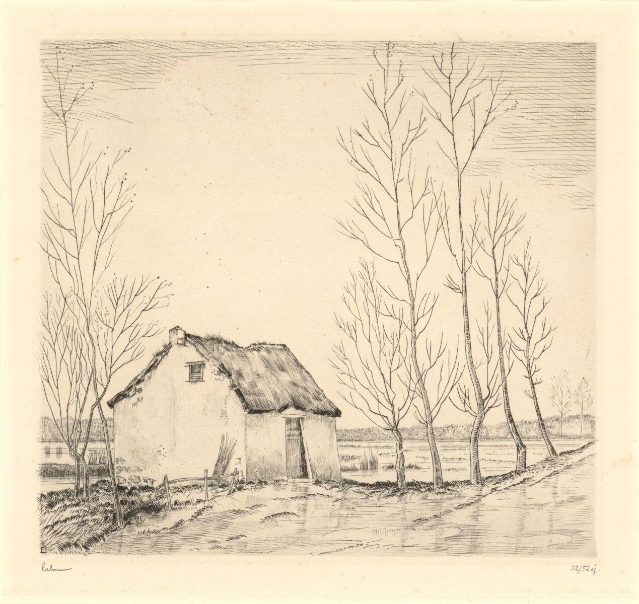 La Maison abandonnée, Jean-Émile Laboureur, 1932