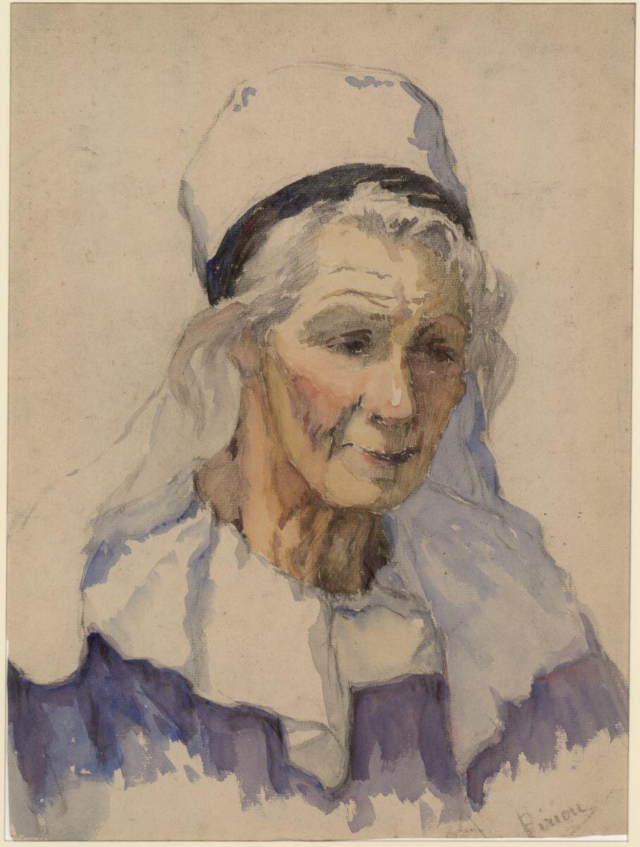 Femme de Névez, Mary Piriou-Bazin, 1ère moitié 20e siècle