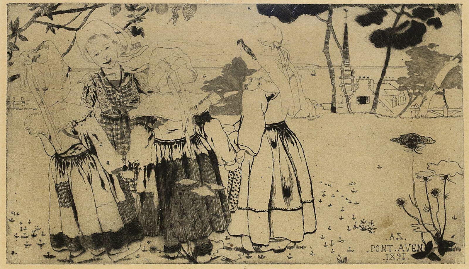 La Ronde de Pont-Aven, Арман Сеген, 1891