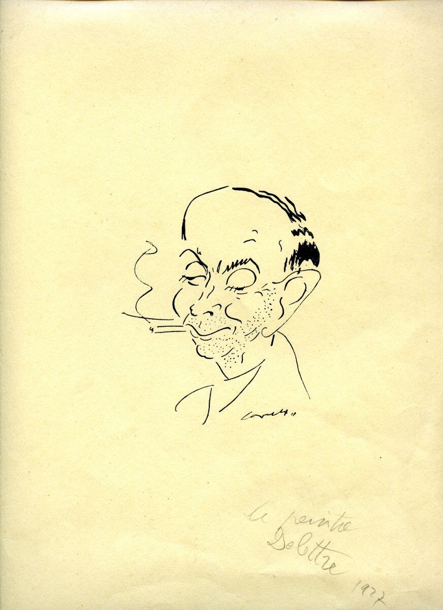 Le Peintre Delâtre, Pierre Cavellat, 1927