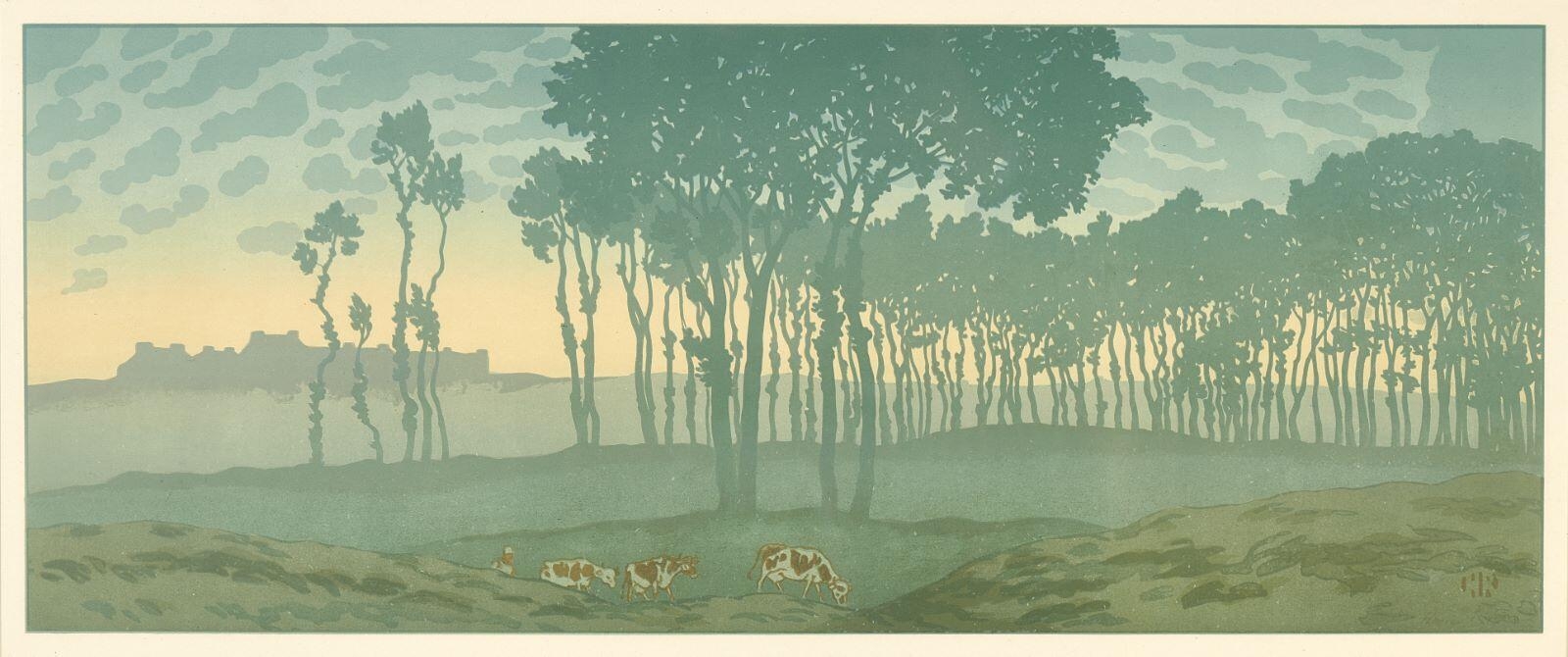 L'Aube, Henri Rivière, 1901