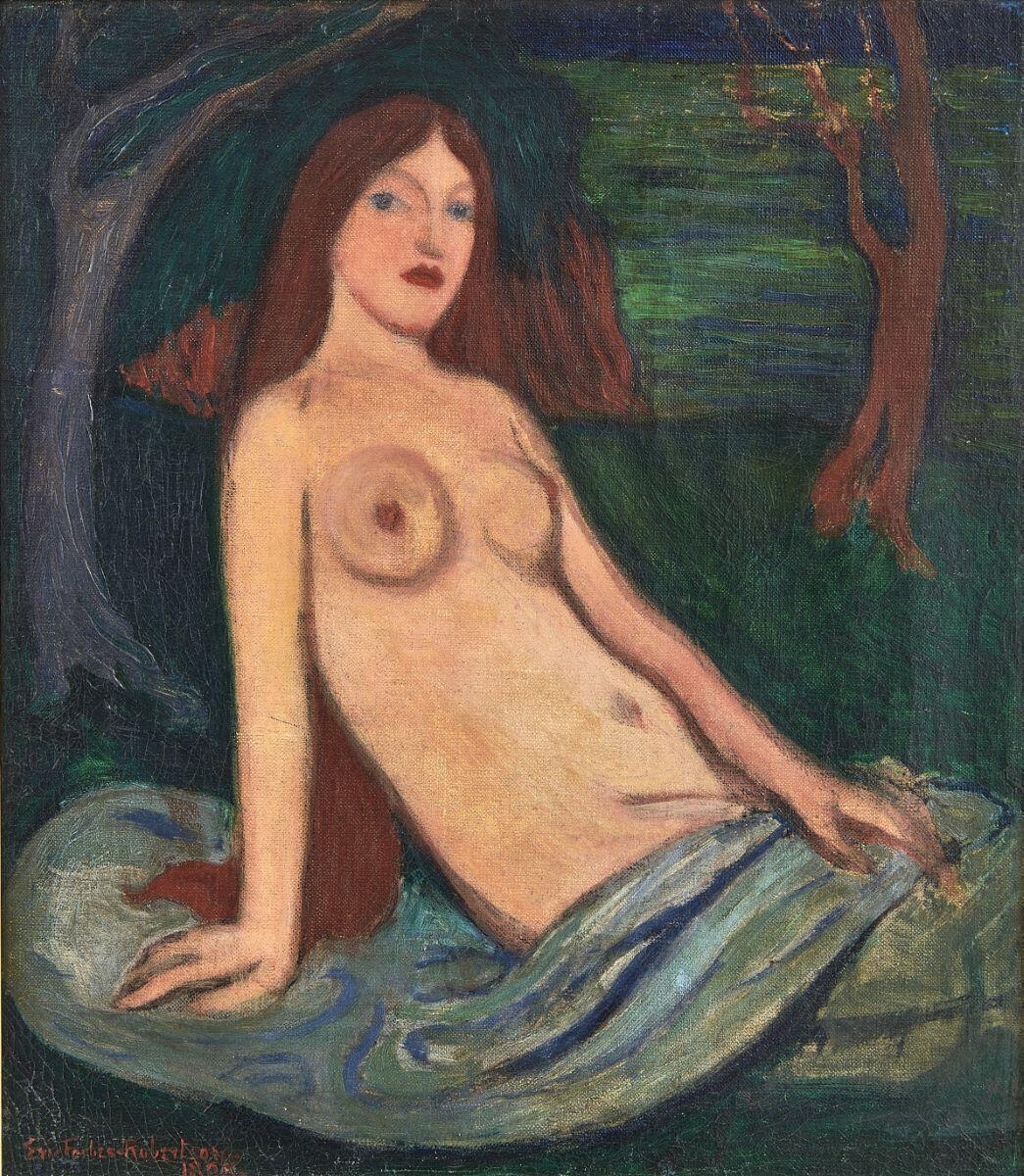 Baigneuse, Eric Forbes-Robertson, 1895 entre,1898 et