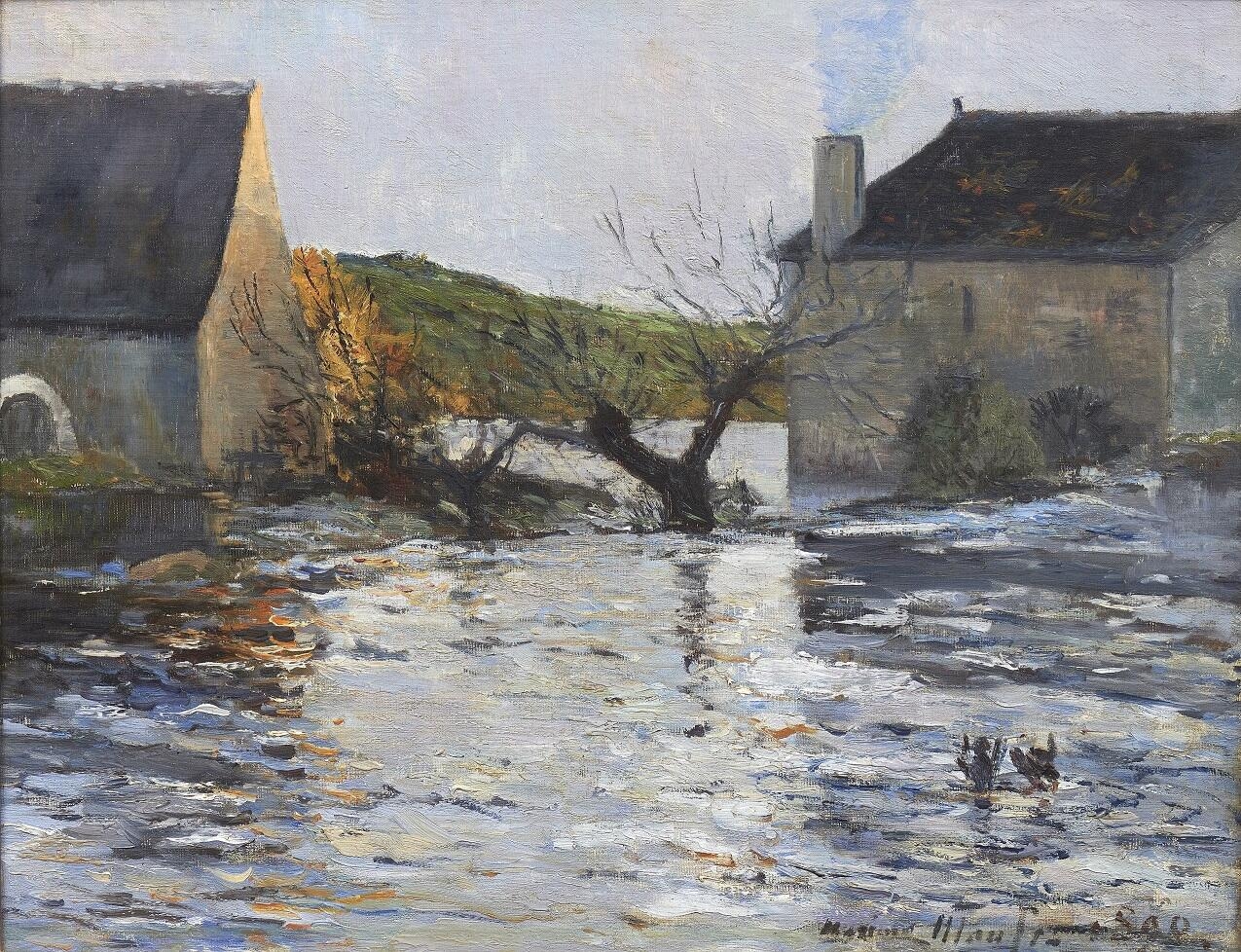 Les Moulins, Pont-Aven ou Inondations, Pont-Aven, Maxime Maufra, 1890