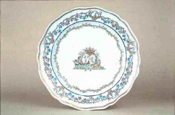 Armoiries de mariage de François César Visdelou de Bonamour et de Marie-Madeleine Boschat_1