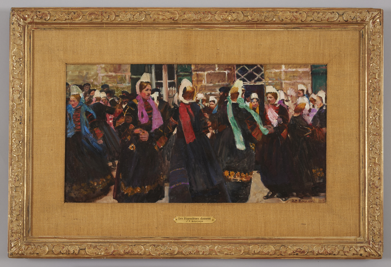 Les Bigoudènes dansent, Joseph-Félix Bouchor, 4e quart 19e siècle, 1ère moitié 20e siècle