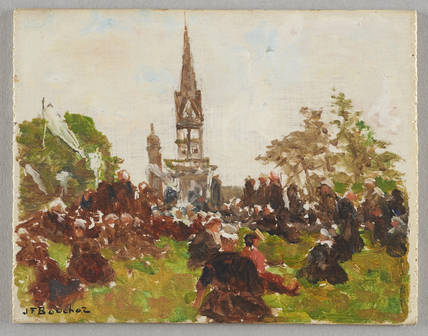 Pardon de Remungol, Joseph-Félix Bouchor, 4e quart 19e siècle, 1ère moitié 20e siècle