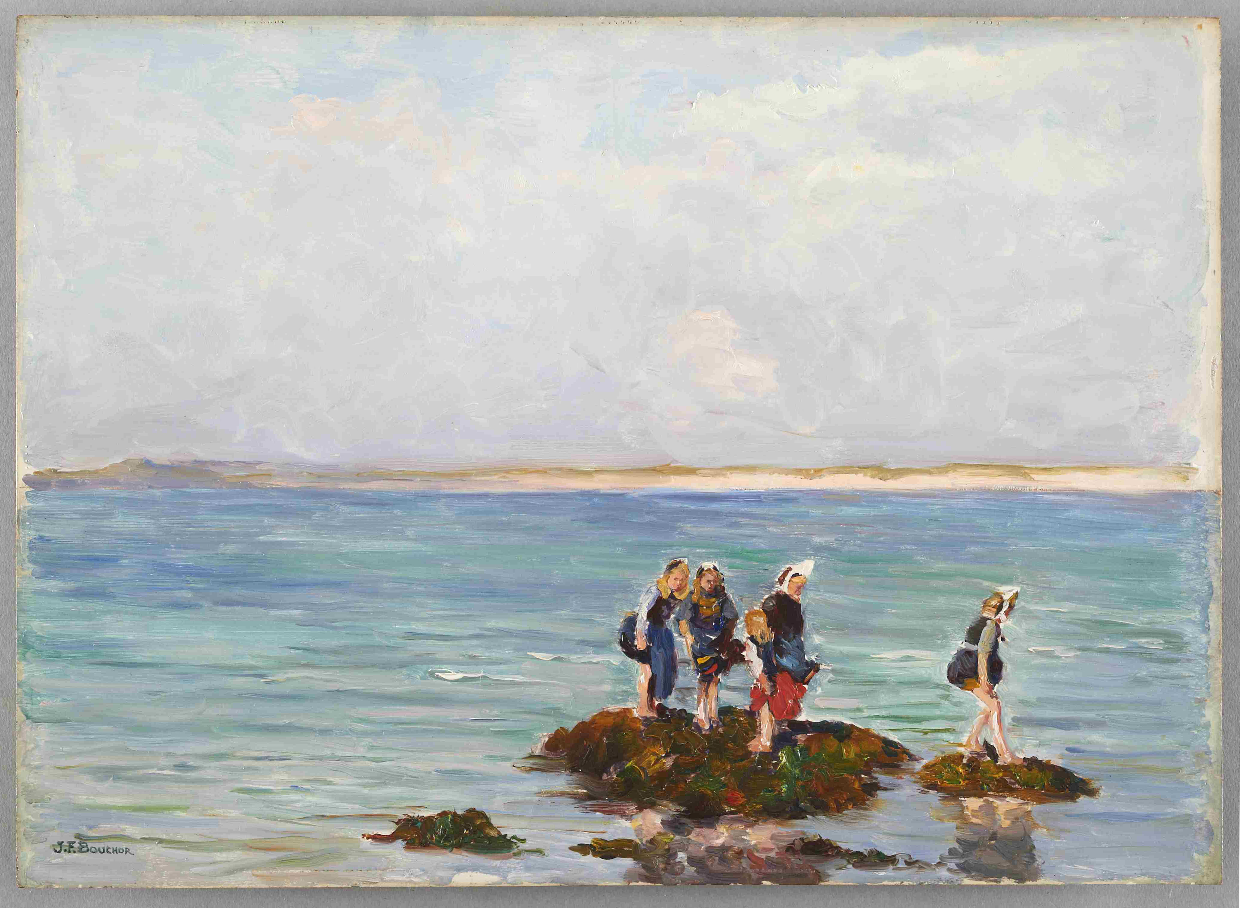 Les petites bigoudènes, Joseph-Félix Bouchor, 4e quart 19e siècle, 1ère moitié 20e siècle