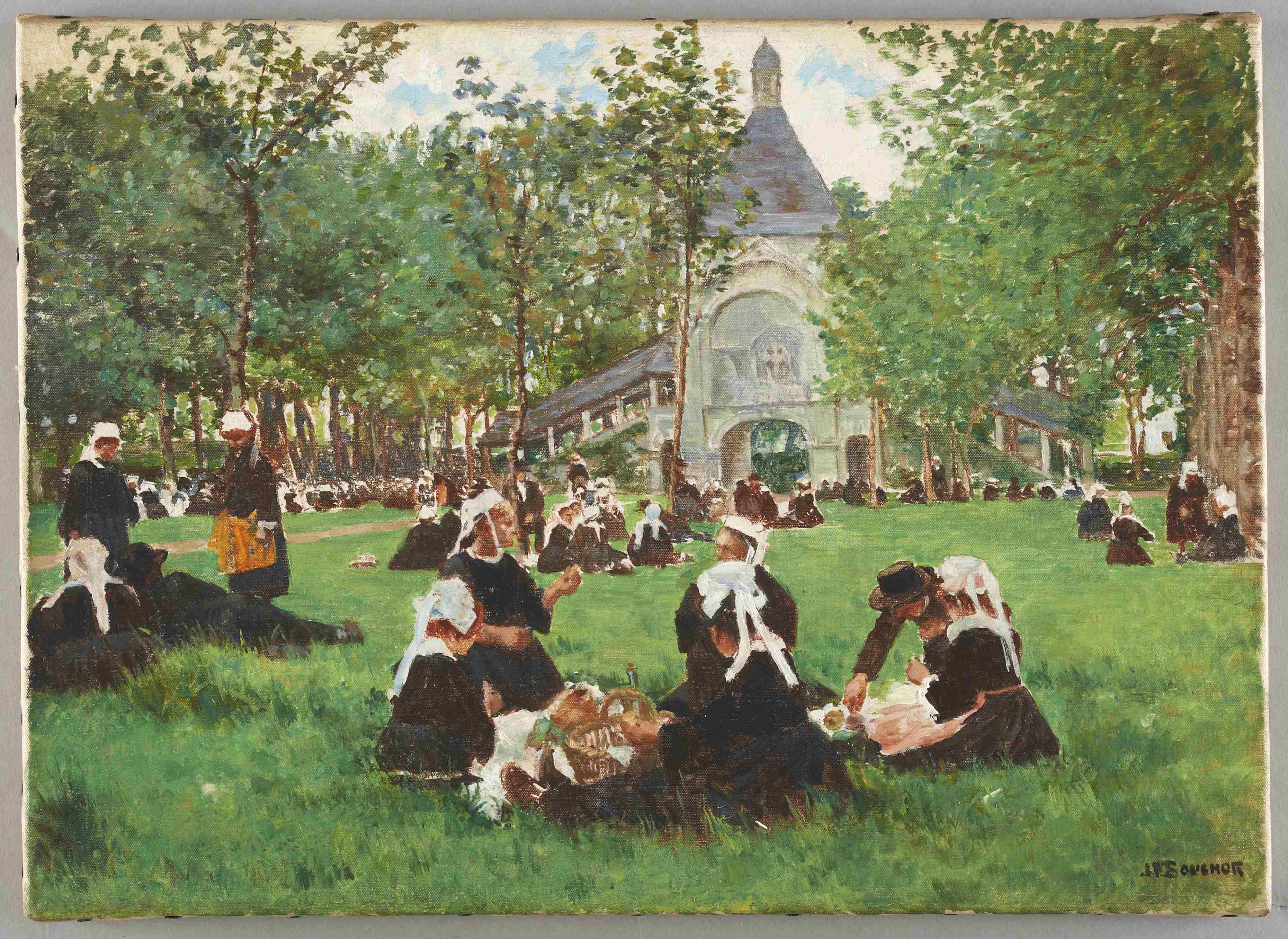 Pélerinage de Sainte-Anne-d'Auray, Joseph-Félix Bouchor, 4e quart 19e siècle, 1ère moitié 20e siècle