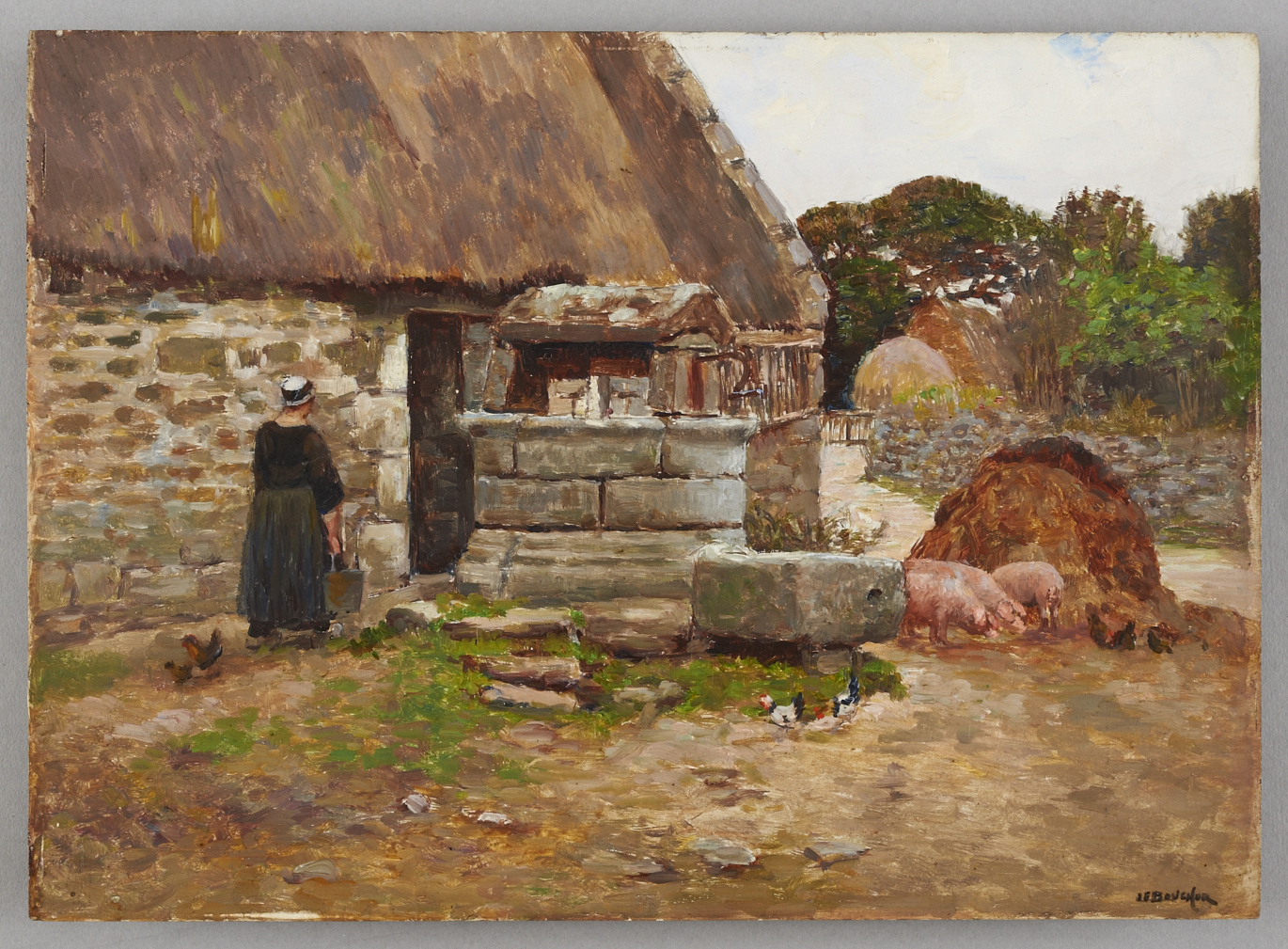 La maison de Fine, Joseph-Félix Bouchor, 4e quart 19e siècle, 1ère moitié 20e siècle