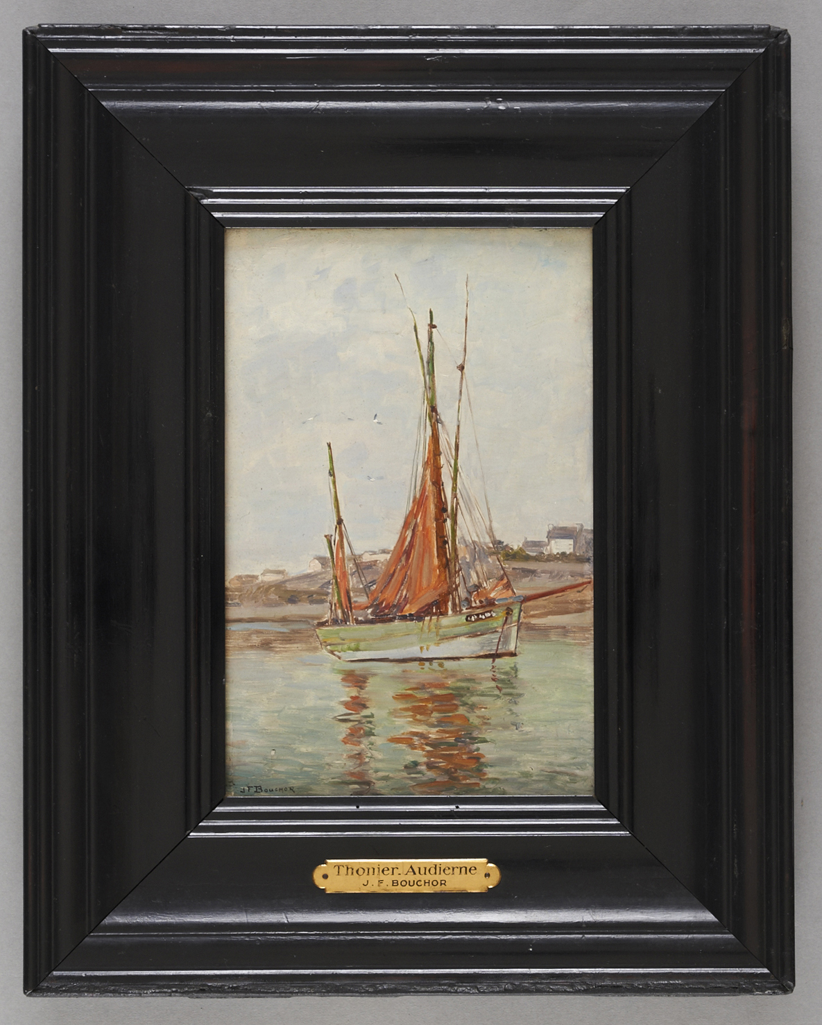 Thoniers à Audierne, Joseph-Félix Bouchor, 4e quart 19e siècle, 1ère moitié 20e siècle