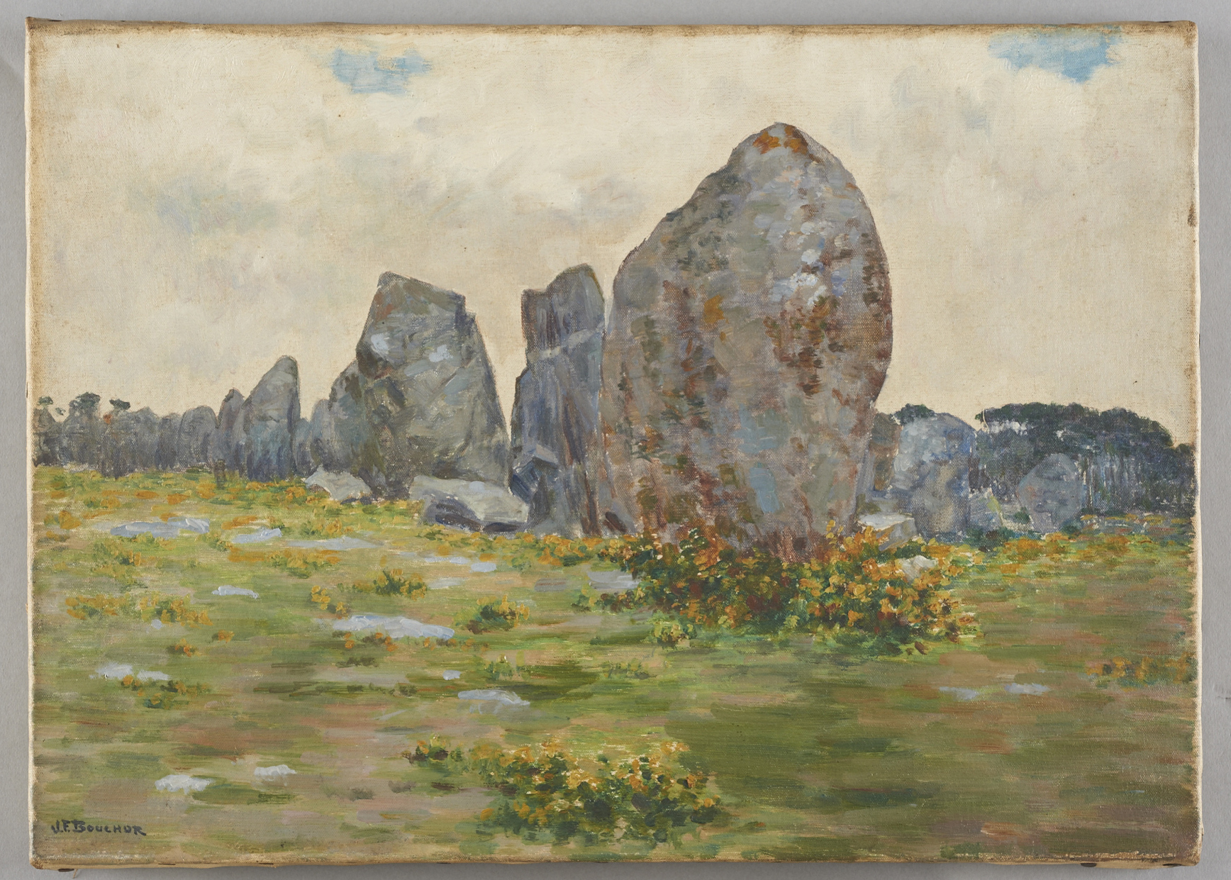 Les Pierres levées-Carnac, Joseph-Félix Bouchor, 4e quart 19e siècle, 1ère moitié 20e siècle