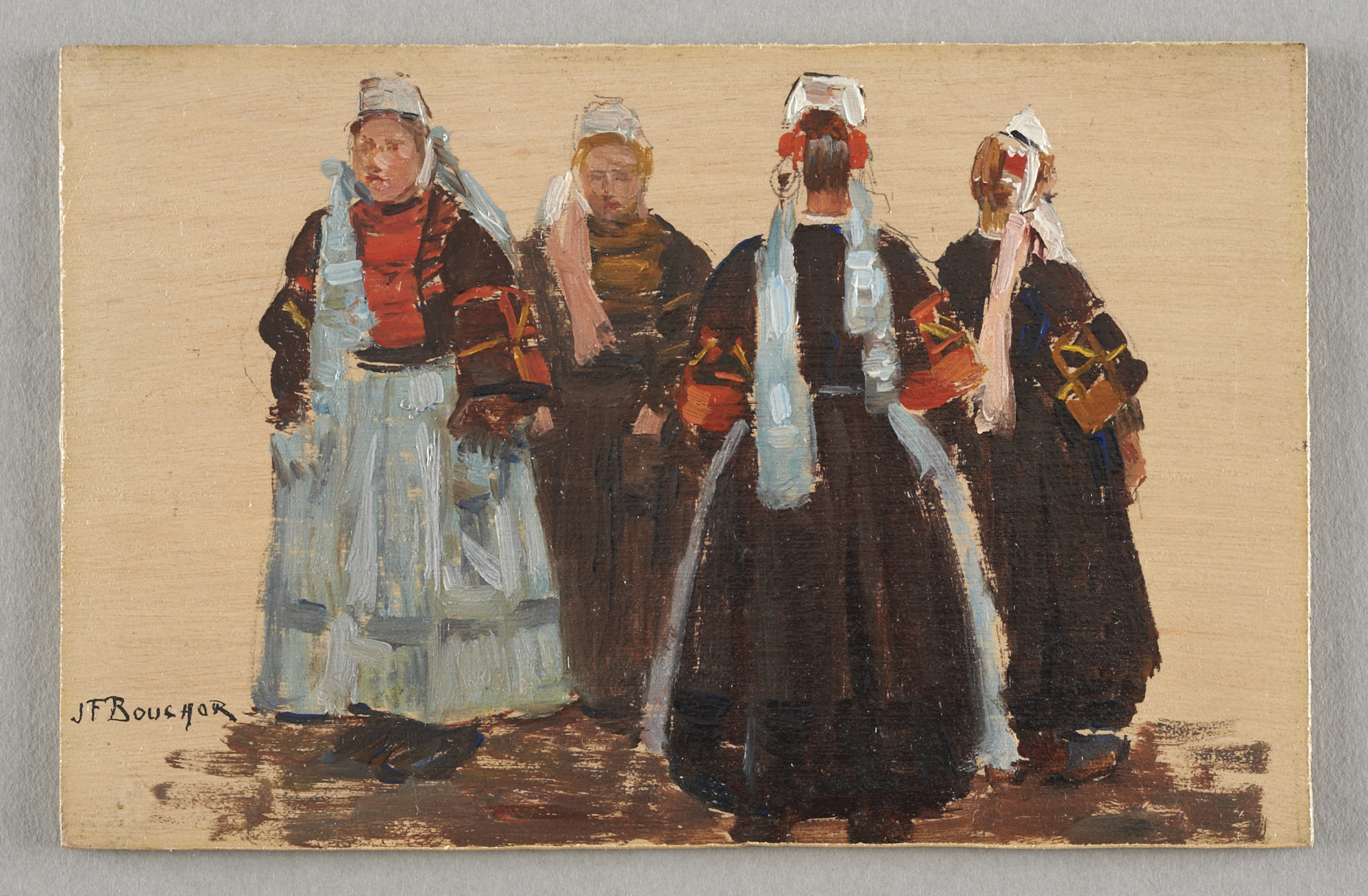Bigoudènes de Pont-l'Abbé, Joseph-Félix Bouchor, 4e quart 19e siècle, 1ère moitié 20e siècle