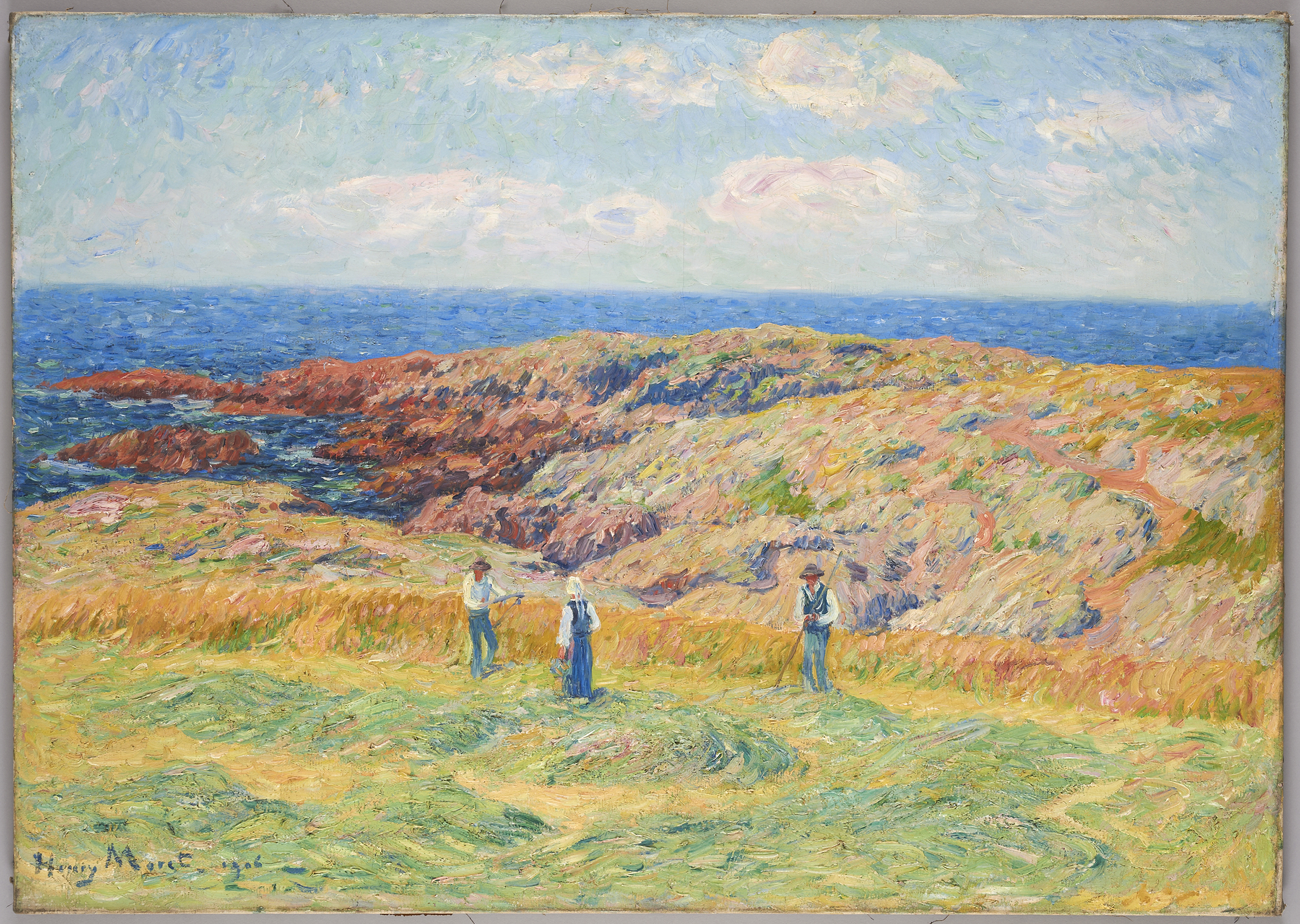 Fenaison en Bretagne — Henry Moret