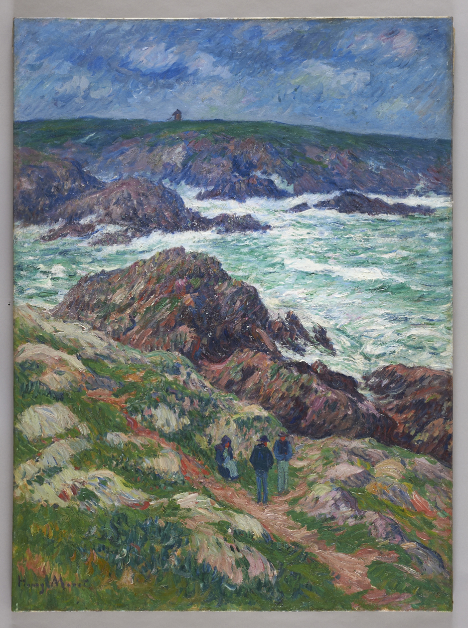Gros temps à Doëlan, Henry Moret, 2e moitié 19e siècle, 1er quart 20e siècle