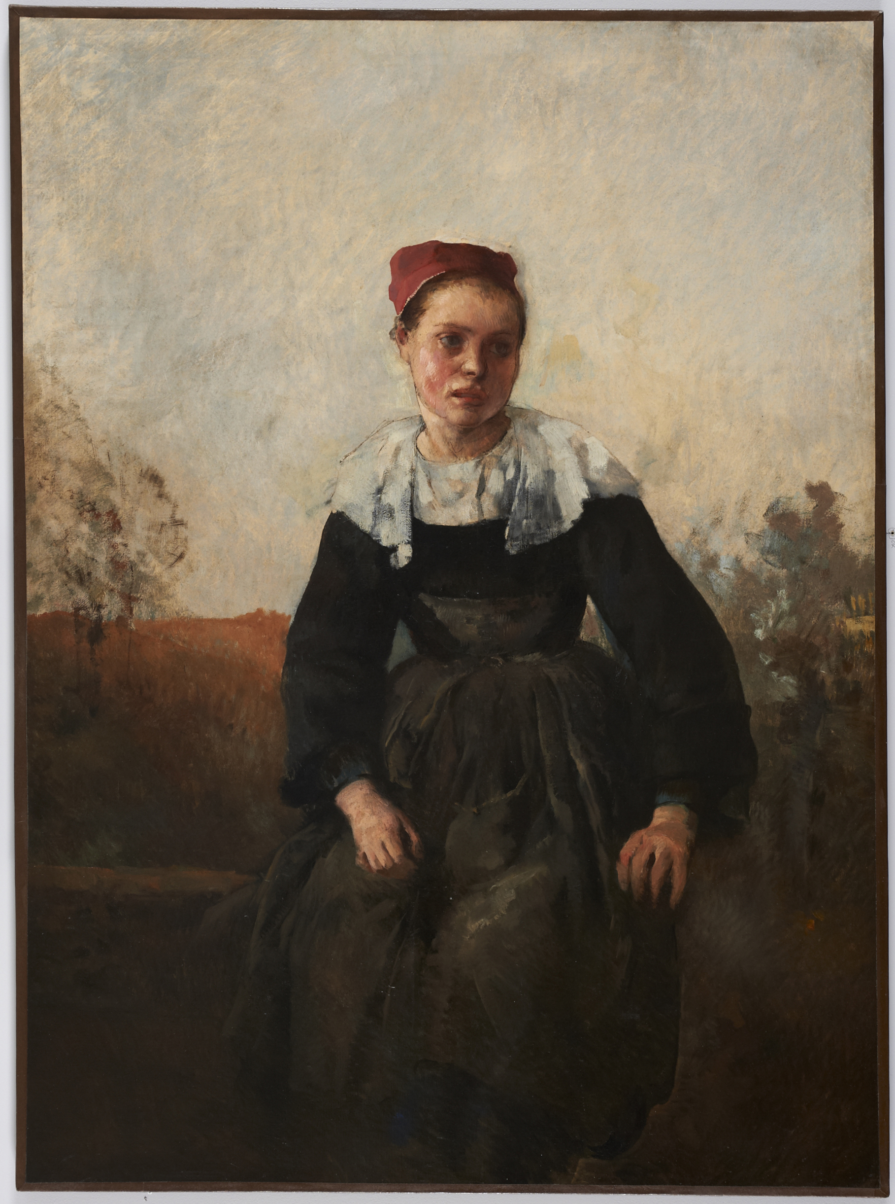 Jeune fille de Concarneau (Étude), Flavien-Louis Peslin