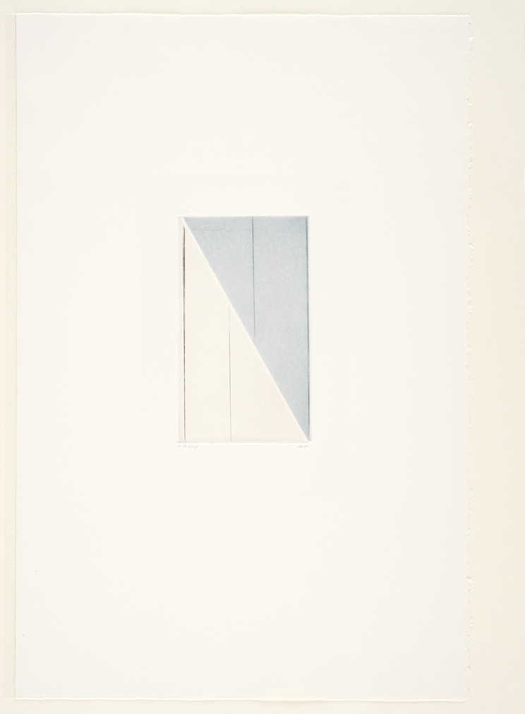 Verticales sur un versant, Geneviève Asse, 1977